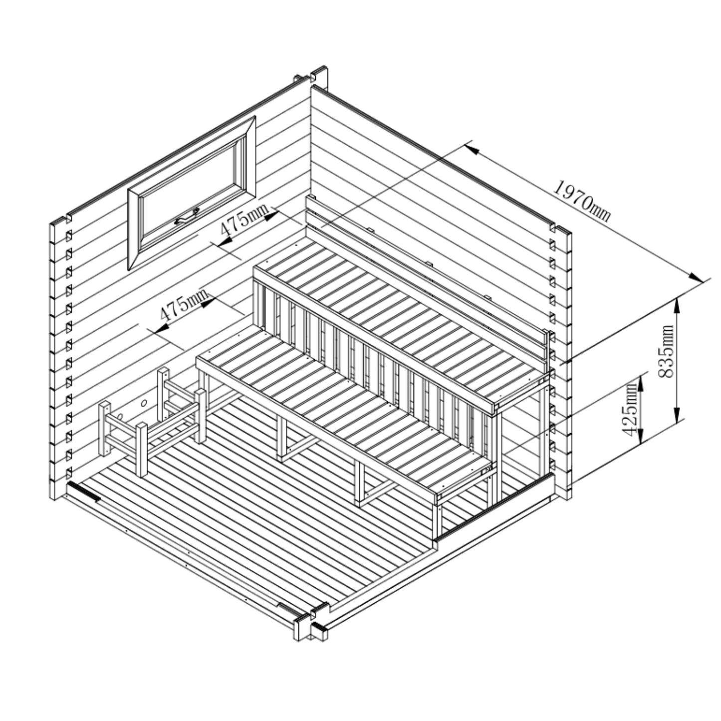Sauna Lodge - 8 Person
