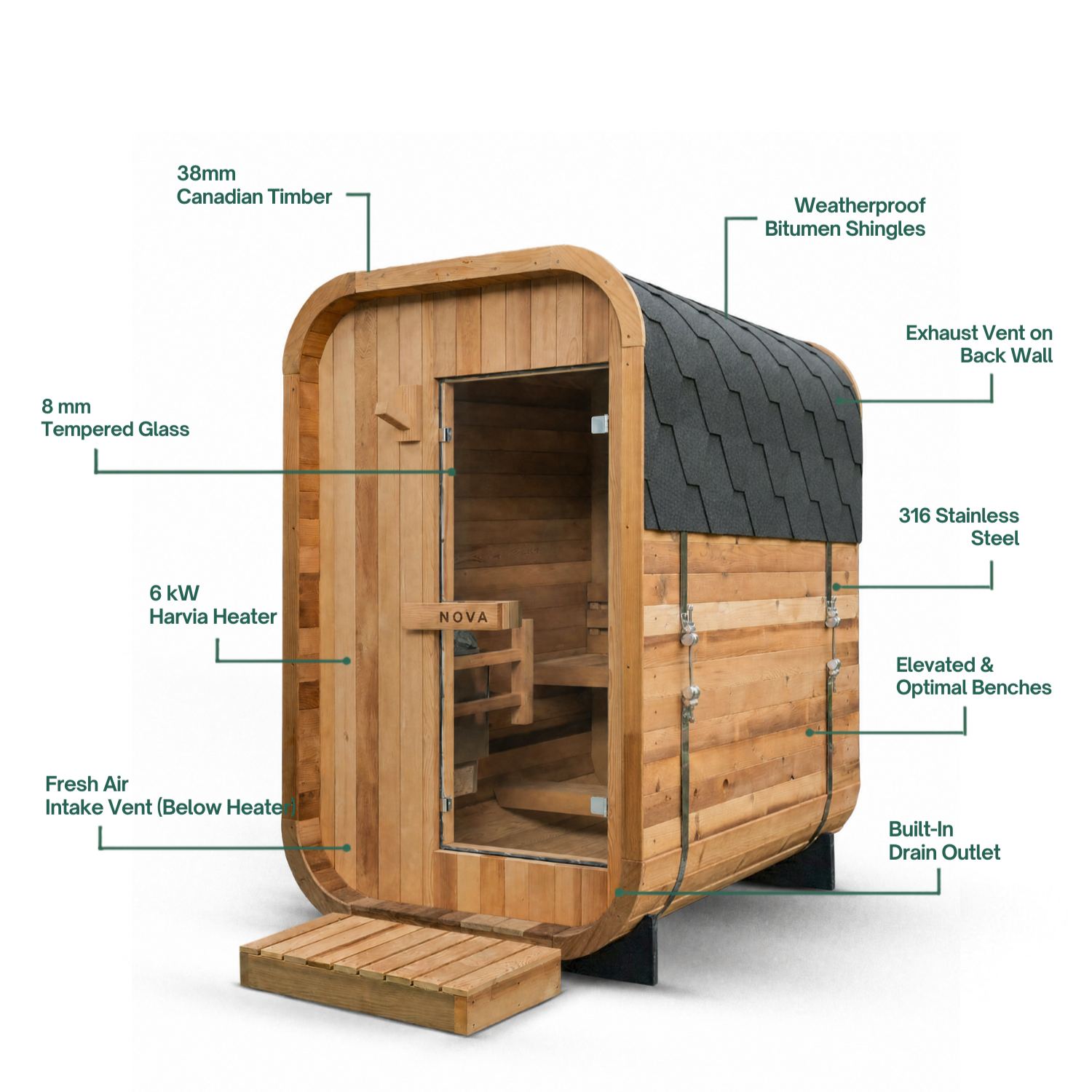 Sauna Lite - 2 Person