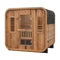 Wooden sauna cabin
