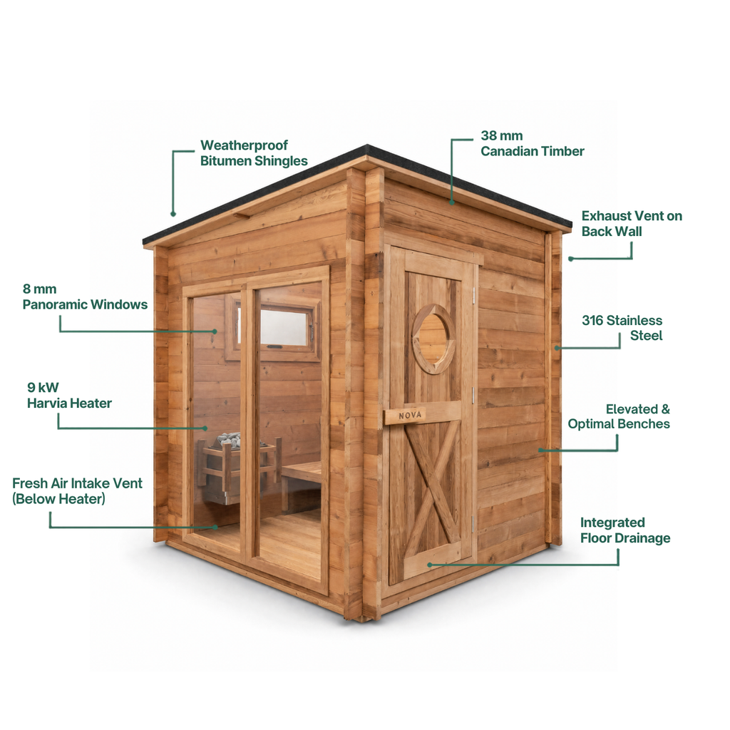 Sauna Lodge - 8 Person