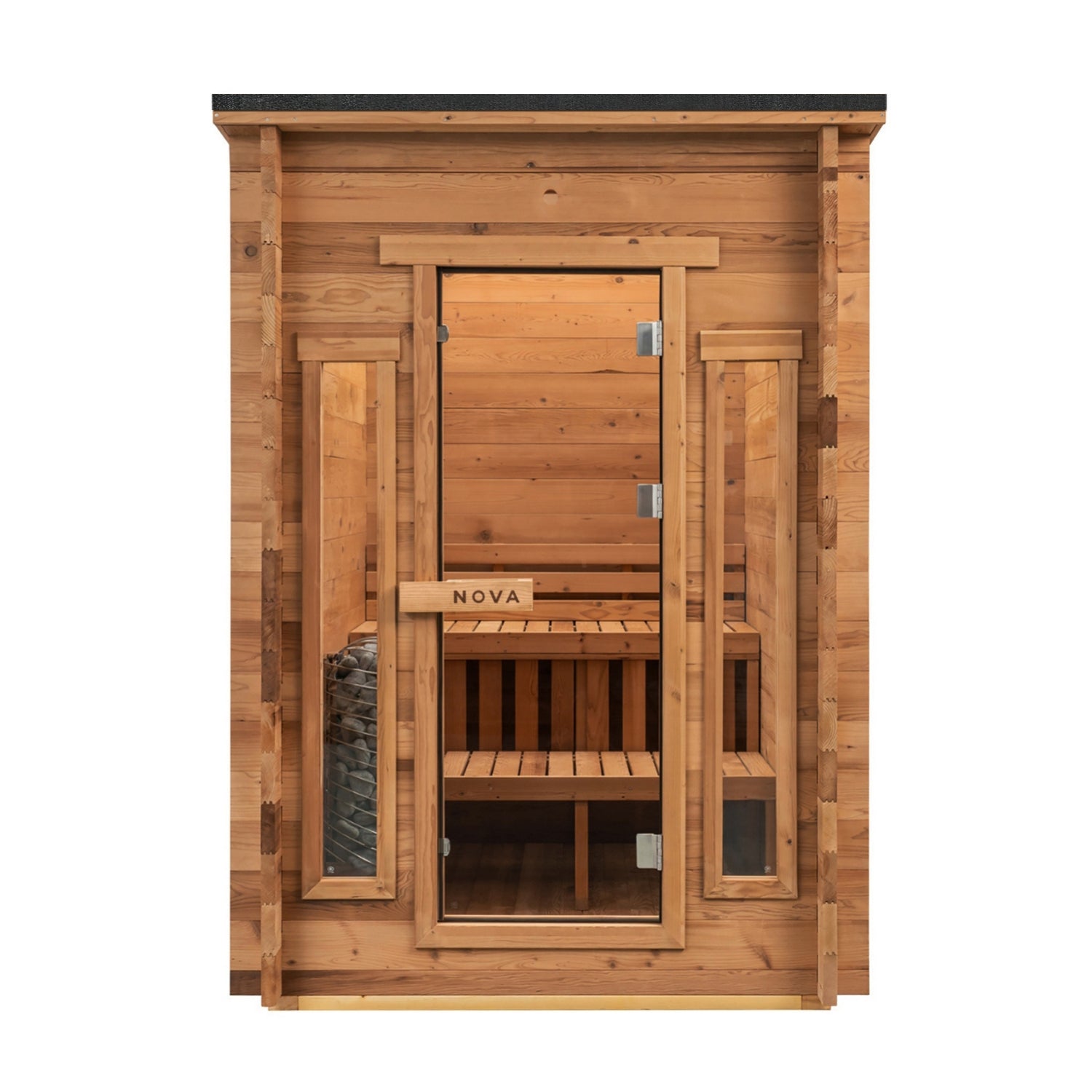 Sauna bench interior

