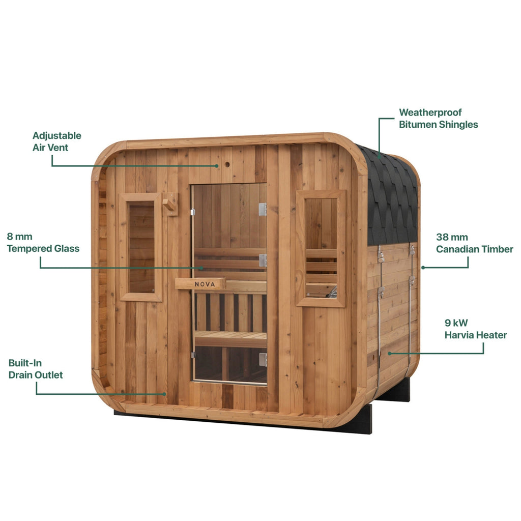 Sauna Cube - 6 Person