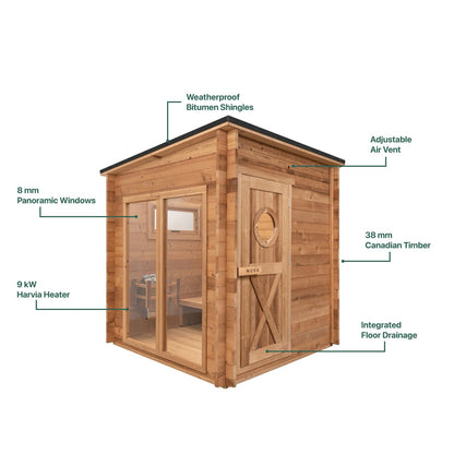 Sauna Lodge - 8 Person