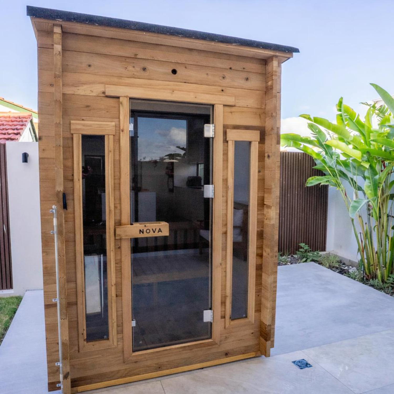 JDM: 4 Person Cedar Sauna + Primal Cedar Ice Bath