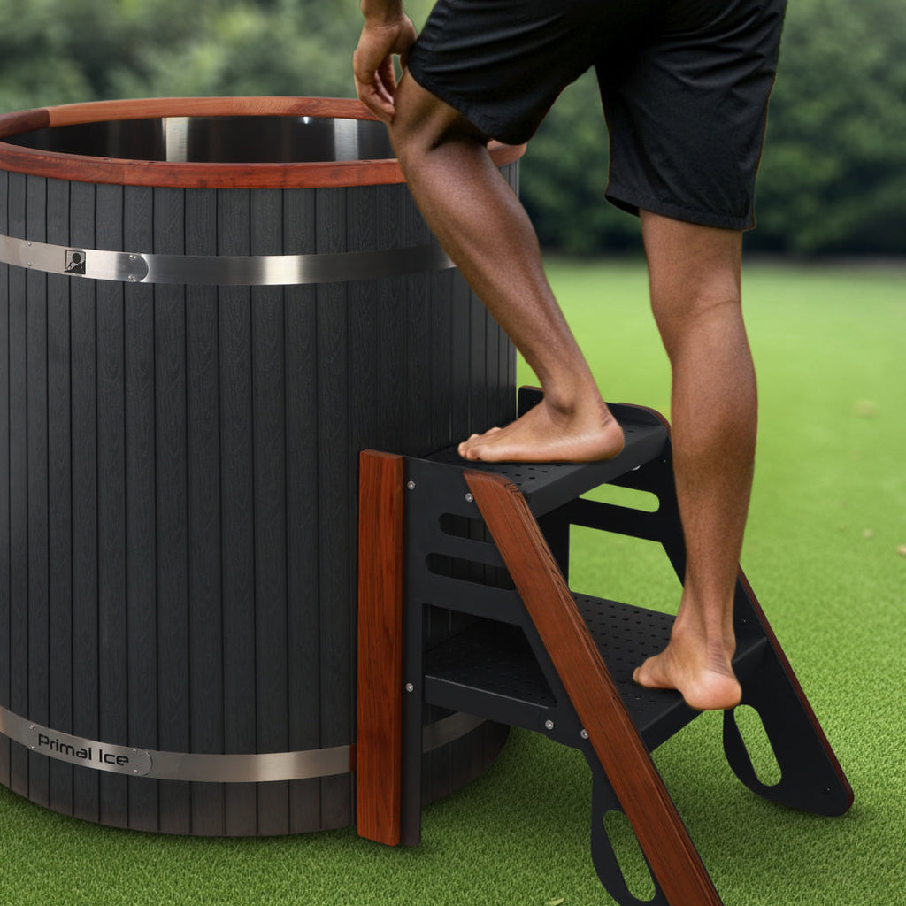 Cedar Duo: Cedar 2 Person Sauna + Premium Cedar Barrel