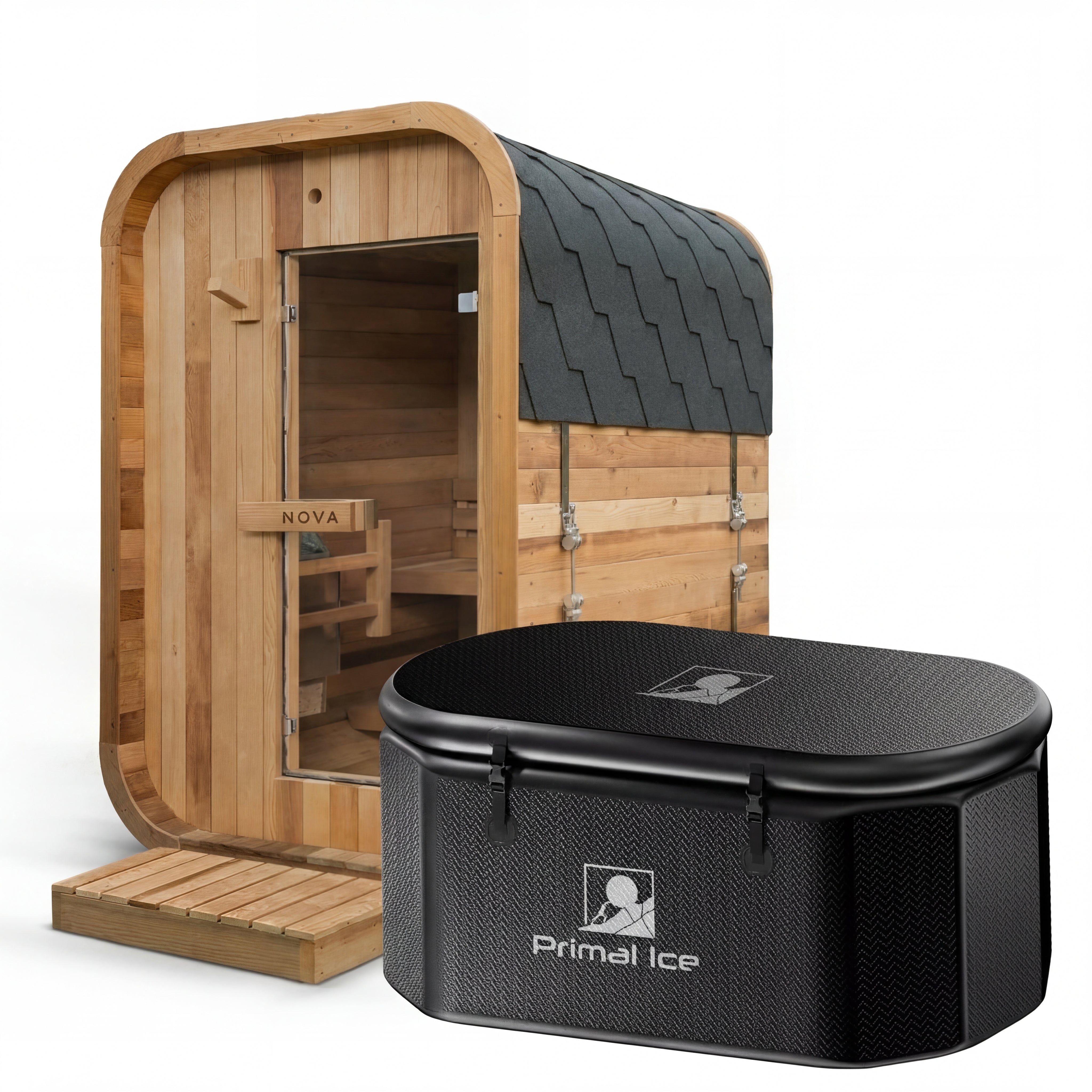 Burton: 2 Person Sauna + Primal Tub