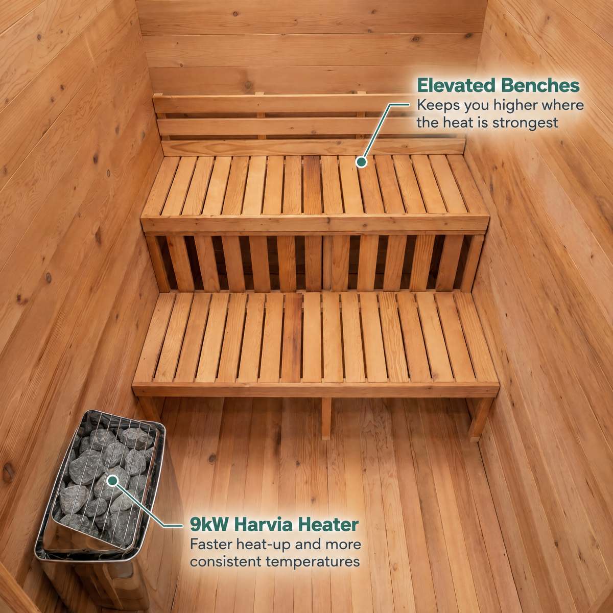 Sauna Cabin - 4 Person