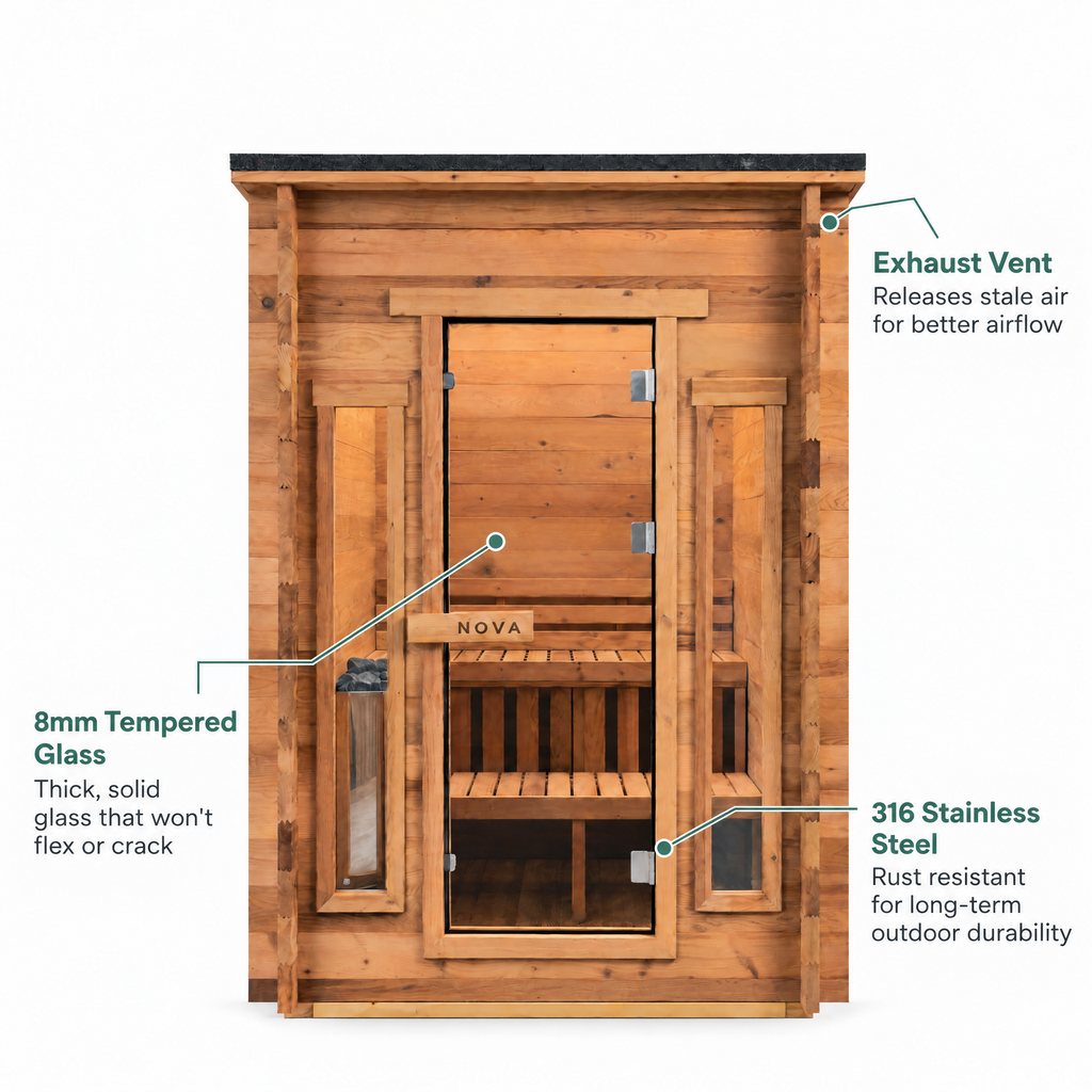 Sauna Cabin - 4 Person