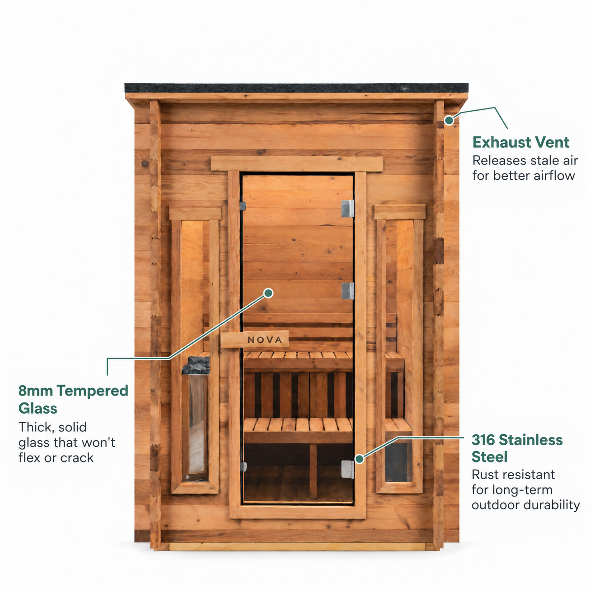 Sauna Cabin - 4 Person