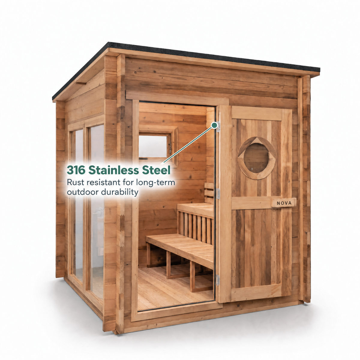 Sauna Lodge - 8 Person