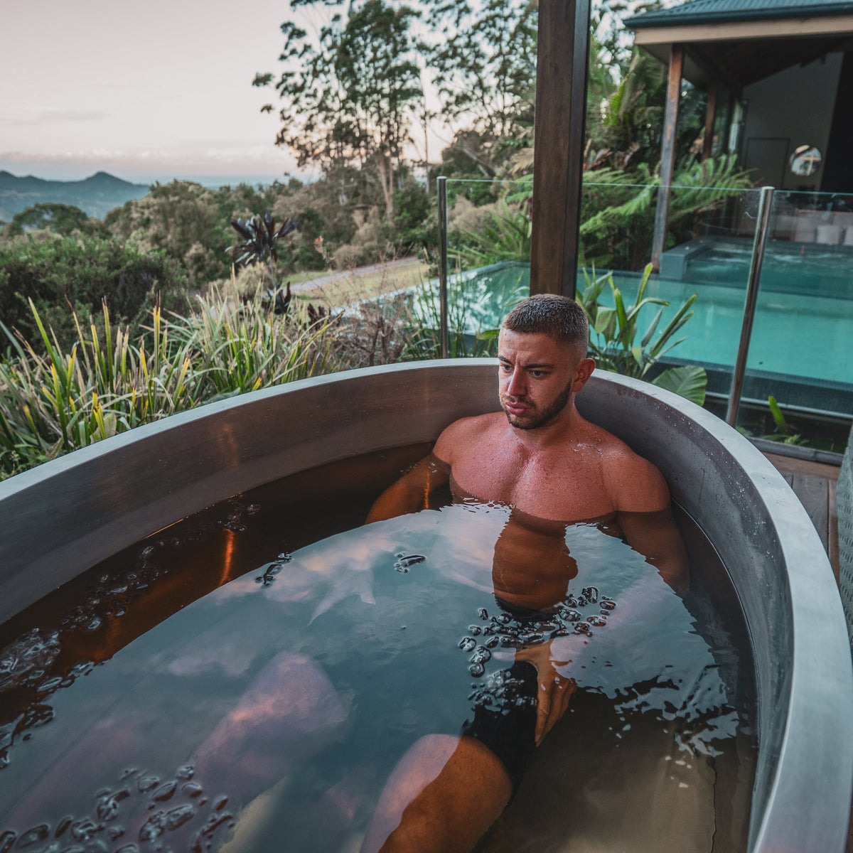 JDM: 4 Person Cedar Sauna + Primal Cedar Ice Bath